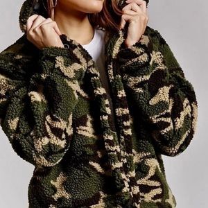 Camo Teddy jacket